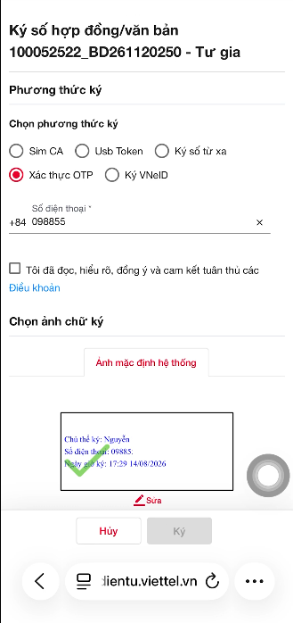 Xác thực OTP